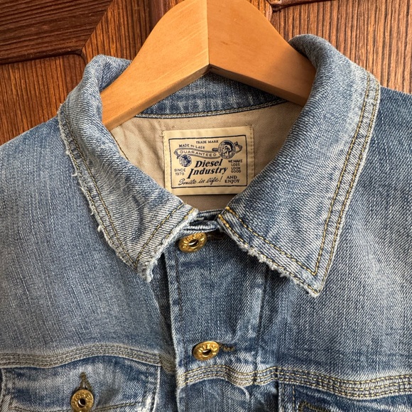 Diesel Men’s Denim Jacket size Large - Picture 2 of 10